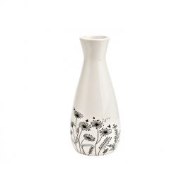 Keramická váza - rozkvetlá louka, 7x16x7cm