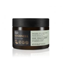 Goodness - Oud, Cedrové dřevo & Ambra Tělový peeling, 450g