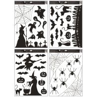 Okenní fólie strašidelný Halloween 35 x 50 cm