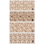 Balicí papír větvičky s ražbou mix 4 motivů 70 g, 200 x 70 cm
