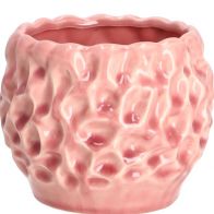 Keramický květináč Jana Ø14,3x11,6 cm -TO9, růžový