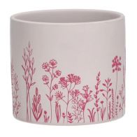 Keramický květináč Guren Ø13,5 cm pro orchidej, růžový