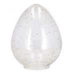 Skleněné vejce Seelze, čiré - průměr 12,5 cm