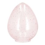 Skleněné vejce Seelze, průměr 12,5 cm, výška 19 cm, růžové