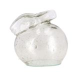 Skleněný zajíc Seelze, délka 13 cm, šířka 9 cm, výška 13 cm, čirý