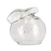 Skleněný zajíc Seelze, délka 13 cm, šířka 9 cm, výška 13 cm, čirý