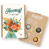 Blossombs Semínkové bomby - Dárková sada mini - Party (4 ks)