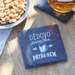 Slídový podtácek - Dědovo pivečko