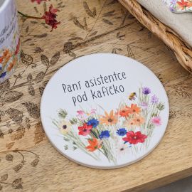 Kameninový podtácek - Paní asistentce pod kafíčko