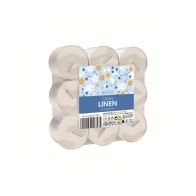 Clean Linen Sada čajových svíček, 18 ks